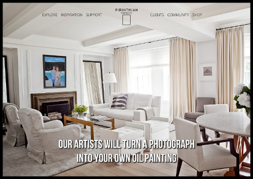 Pirinthian Portraits Logo